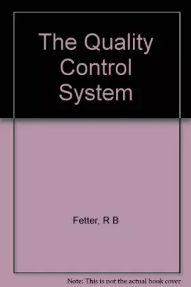 Couverture du produit · The Quality Control System