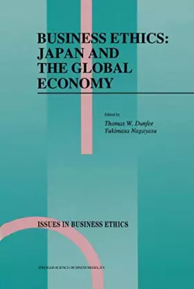 Couverture du produit · Business Ethics: Japan and the Global Economy (Issues in Business Ethics, 5)