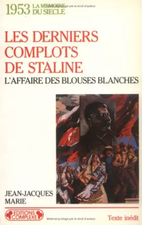 Couverture du produit · Derniers complots de Staline- 1953