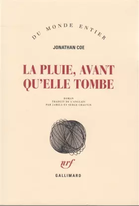 Couverture du produit · La pluie, avant qu'elle tombe