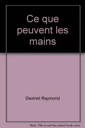 Couverture du produit · Ce que peuvent les mains
