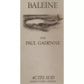 Couverture du produit · Baleine