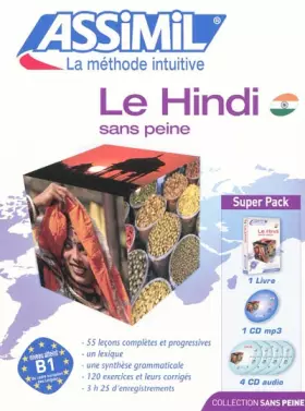 Couverture du produit · Le Hindi sans peine (livre+4CD audio+1CD MP3)