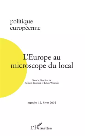 Couverture du produit · L'Europe au microscope du local
