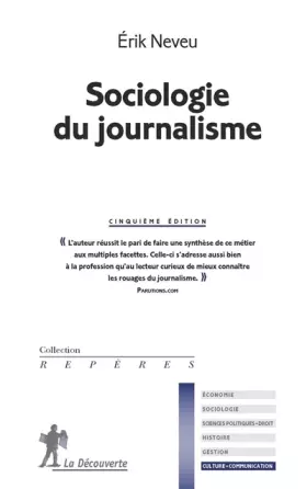 Couverture du produit · Sociologie du journalisme