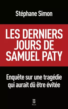 Couverture du produit · Les derniers jours de Samuel Paty