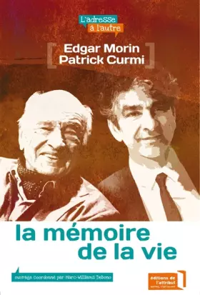 Couverture du produit · La mémoire de la vie