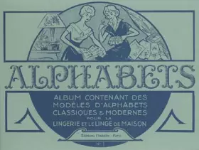 Couverture du produit · Alphabets