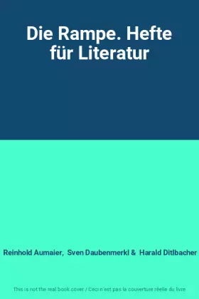 Couverture du produit · Die Rampe. Hefte für Literatur