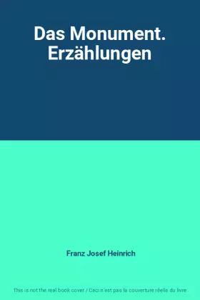 Couverture du produit · Das Monument. Erzählungen