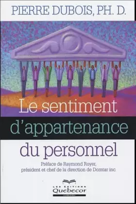 Couverture du produit · Le sentiment d'appartenance du personnel
