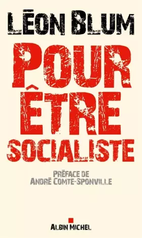 Couverture du produit · Pour être socialiste