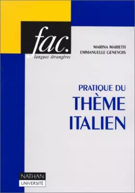Couverture du produit · Pratique du thème Italien