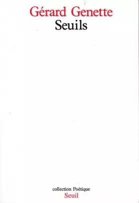 Couverture du produit · Seuils