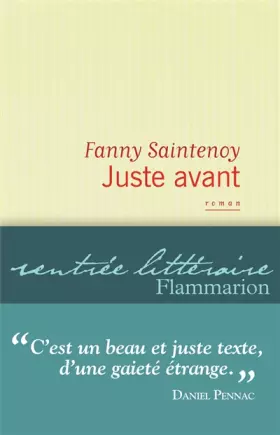Couverture du produit · Juste avant