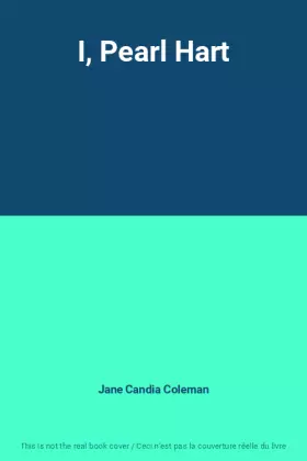 Couverture du produit · I, Pearl Hart