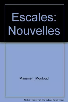 Couverture du produit · Escales