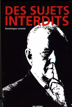 Couverture du produit · Des sujets interdits