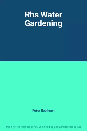 Couverture du produit · Rhs Water Gardening