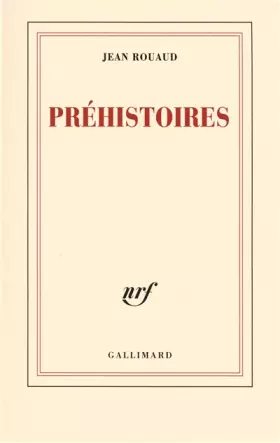Couverture du produit · Préhistoires