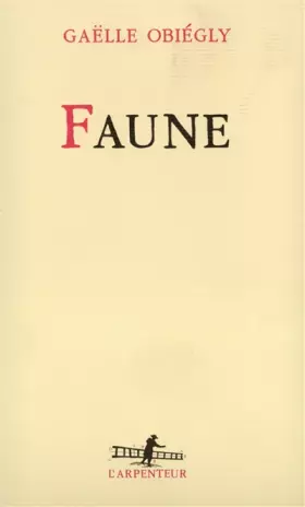Couverture du produit · Faune