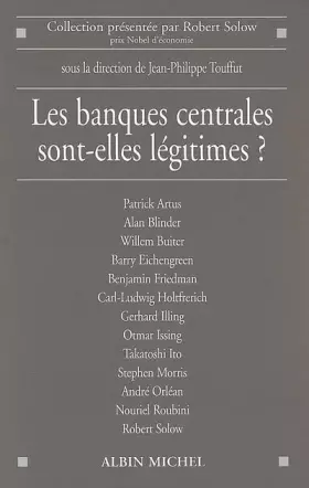 Couverture du produit · Les Banques centrales sont-elles légitimes ?