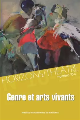 Couverture du produit · Genre et arts vivants