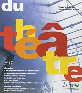 Couverture du produit · La Revue du théâtre, numéro 17. les intermittents du spectacle