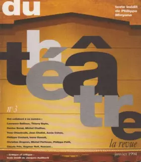 Couverture du produit · Revue du théâtre, numéro 3. Théâtre privé