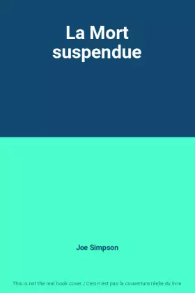 Couverture du produit · La Mort suspendue