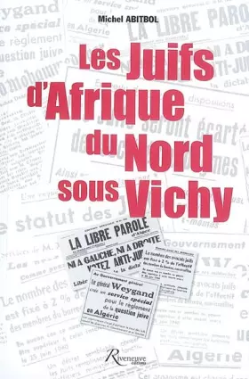 Couverture du produit · LES JUIFS D'AFRIQUE DU NORD SOUS VICHY