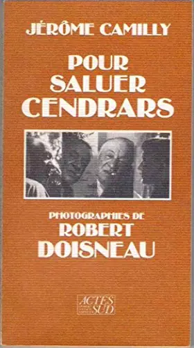 Couverture du produit · Pour saluer Cendrars