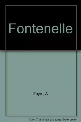 Couverture du produit · Fontenelle