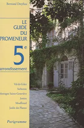 Couverture du produit · Guide du promeneur, 5e arrondissement