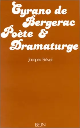 Couverture du produit · Cyrano de Bergerac poète et dramaturge
