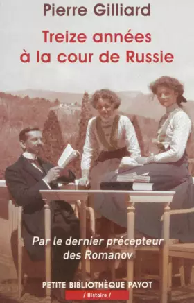 Couverture du produit · Treize années à la cour de russie
