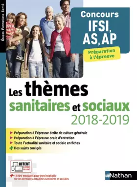 Couverture du produit · Les thèmes sanitaires et sociaux - AS/AP - 2019