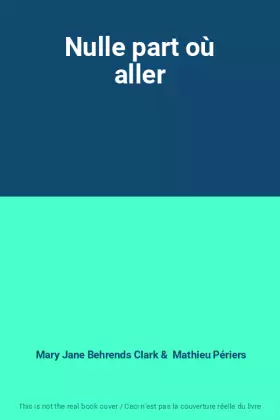 Couverture du produit · Nulle part où aller