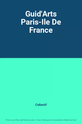 Couverture du produit · Guid'Arts Paris-Ile De France