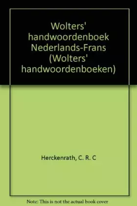 Couverture du produit · Wolters' Handwoordenboek Nederlands-Frans