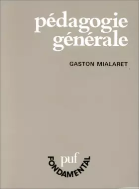 Couverture du produit · Pédagogie générale