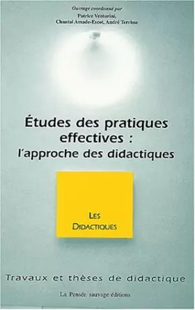 Couverture du produit · travaux et theses de didactiqu