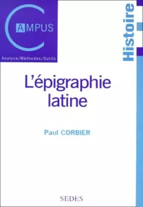 Couverture du produit · L'EPIGRAPHIE LATINE