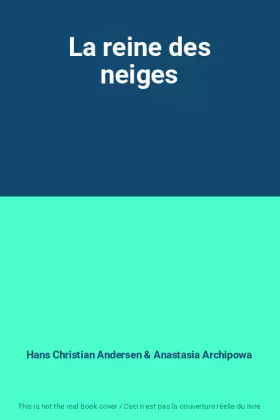 Couverture du produit · La reine des neiges