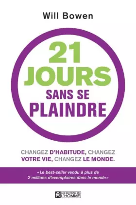 Couverture du produit · 21 jours sans se plaindre + bracelet inclus