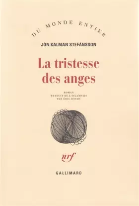 Couverture du produit · La tristesse des anges
