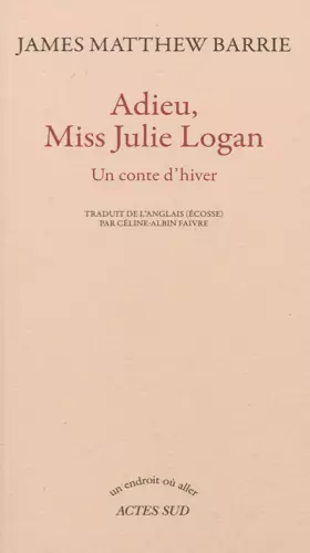 Couverture du produit · Adieu, Miss Julie Logan