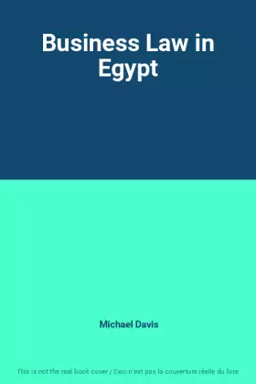 Couverture du produit · Business Law in Egypt
