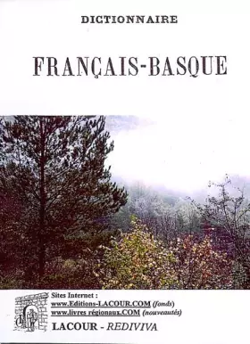 Couverture du produit · Dictionnaire français-basque