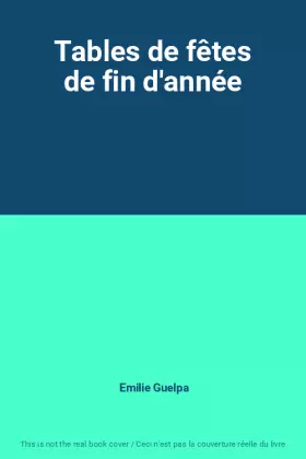 Couverture du produit · Tables de fêtes de fin d'année